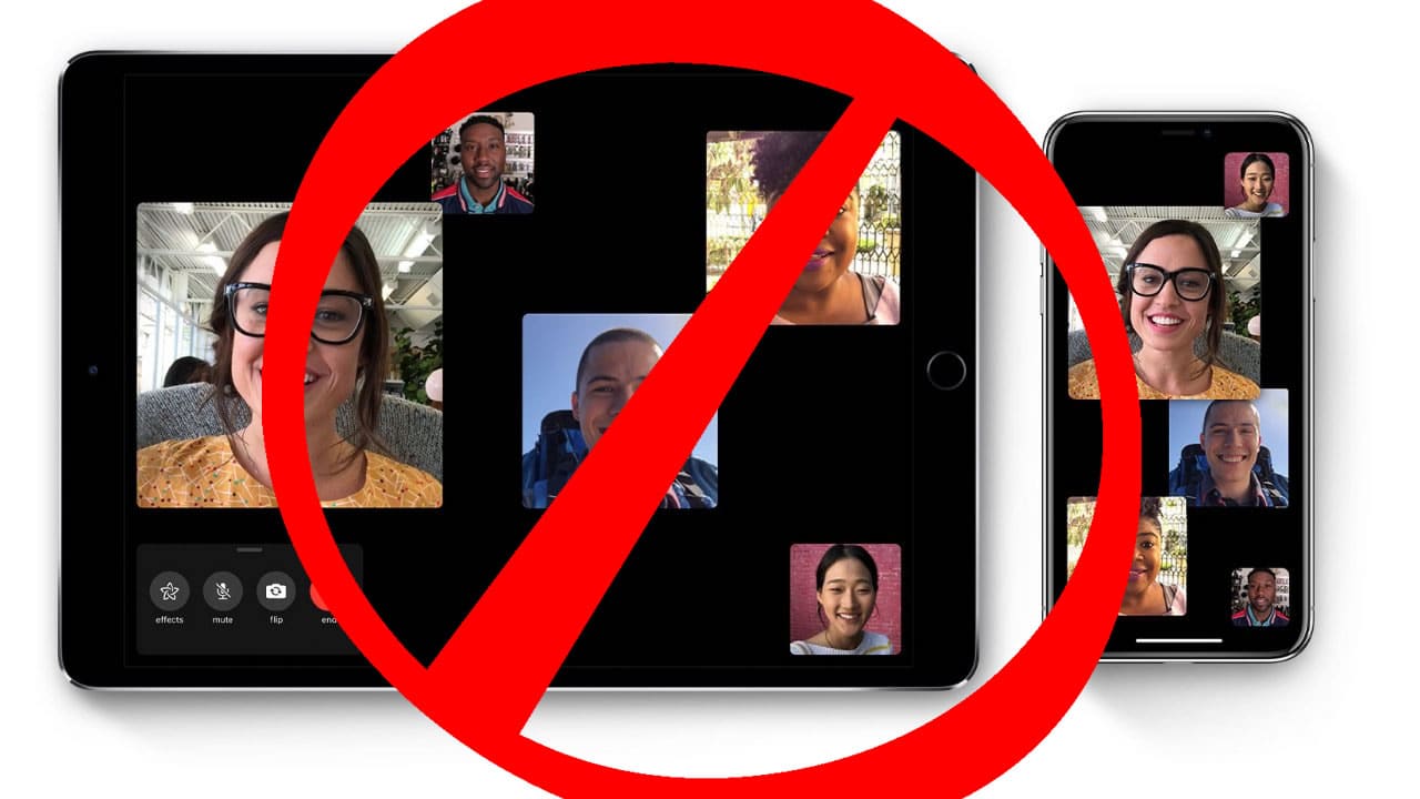 Apple desactiva llamadas grupales en FaceTime