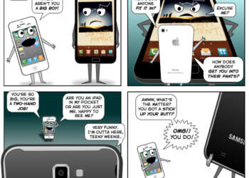 El iPhone conoce al Galaxy Note