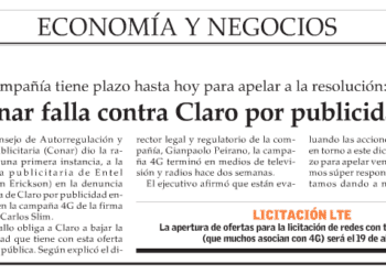 Obligarían a Claro Chile (América Móvil) a bajar publicidad de «Evolución 4G»