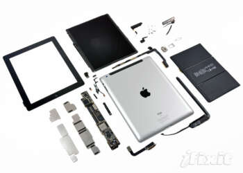 Así luce el nuevo iPad (iPad 3) completamente desarmado