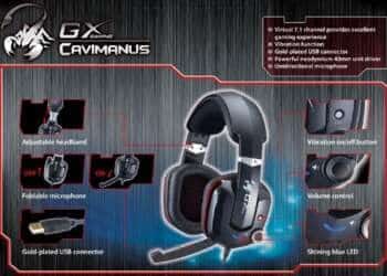 Cavimanus: los audífonos con sonido virtual de 7.1 canales de Genius