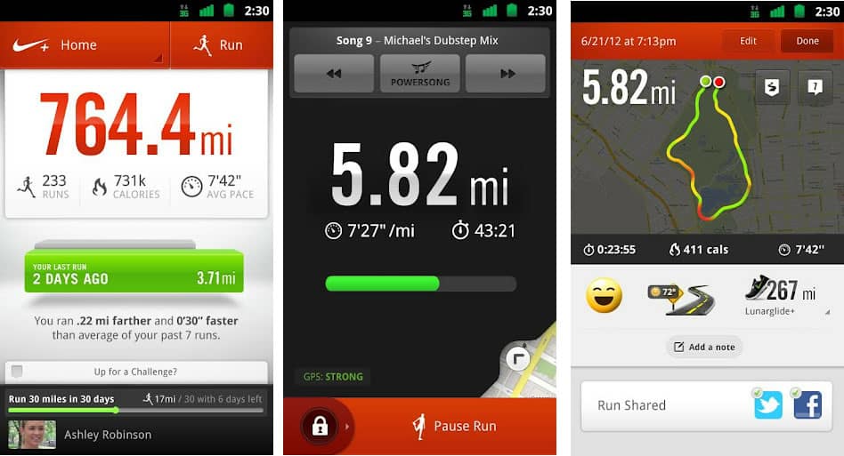 fanáticos de Nike+ Running lo podrán disfrutar en Android -