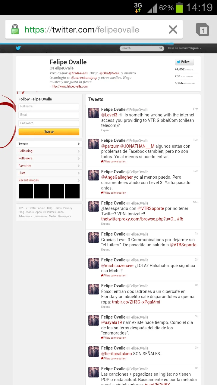 Twitter Felipe Por Bam Claro