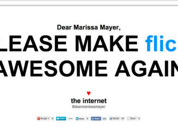 Crean Web para solicitarle a la nueva CEO de Yahoo! que «reviva» a Flickr