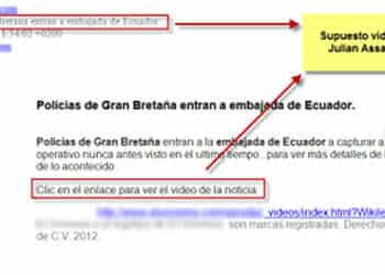 Virus Dorkbot se sigue propagando ahora como falso video de Julian Assange