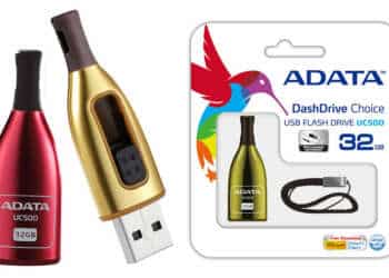 Presentan pendrive con forma de botella de champagne