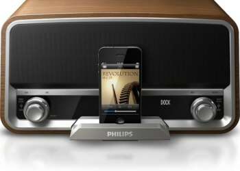 Philips lanza un dock retro para iPhone y iPod inspirado en sus radios viejas