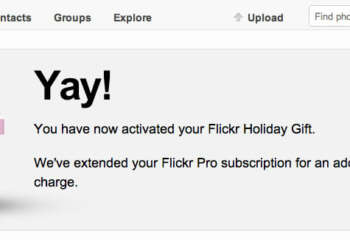 Flickr regala 3 meses de cuenta PRO para sus actuales usuarios