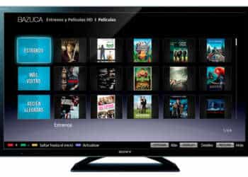 Servicio de pelí­culas por streaming «Bazuca» estará presente en los productos Sony