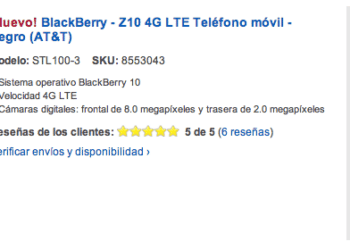 Comenzó la venta del BlackBerry Z10 en Estados Unidos