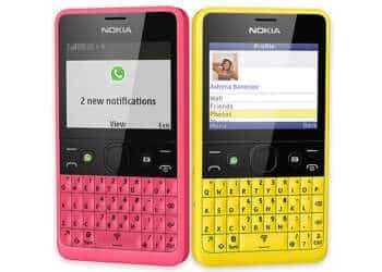 Nokia lanza el Asha 210, un smartphone con teclado QWERTY y un botón exclusivo de WhatsApp