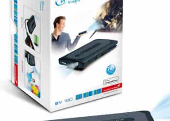 BV 180: un mini-proyector portátil para tus discos duros, smartphones y más