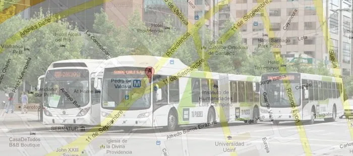 Transantiago - Google Maps