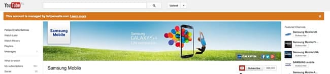 Youtube Samsung Mobile YouTube Samsung Mobile