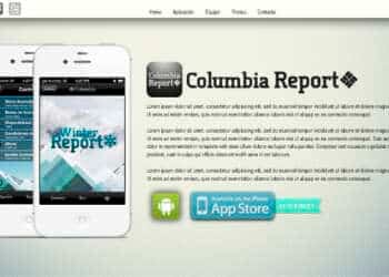 Columbia Report: una App idónea para los fanáticos del Ski