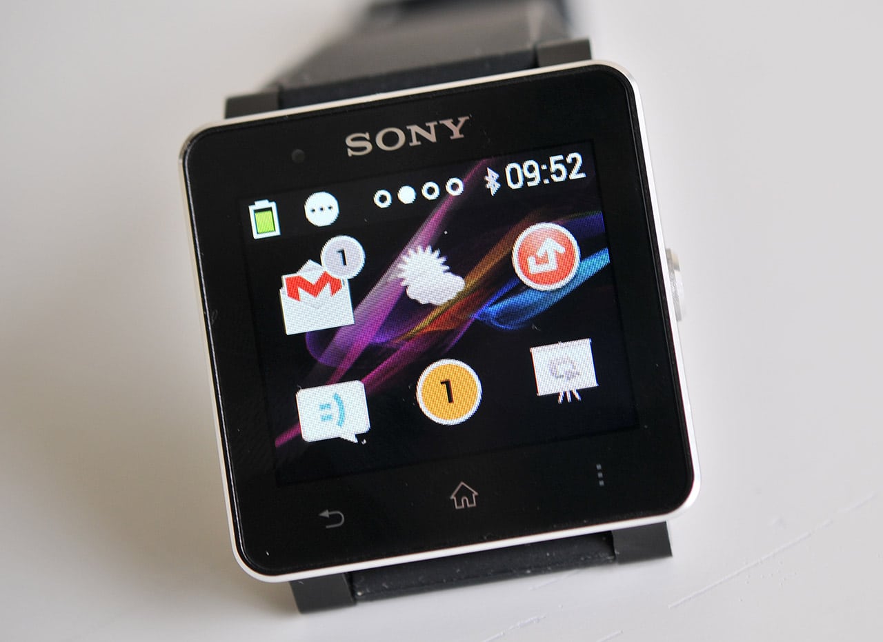 Sony informó que utilizará su propio software para sus dispositivos de tipo wearables.