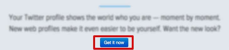 Activar nuevo perfil de Twitter