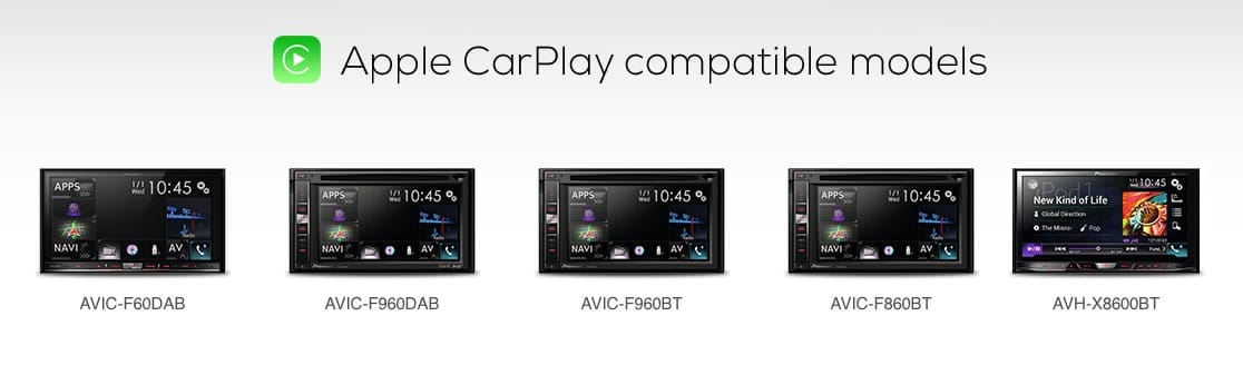 Pioneer Compatible Models CarPlay Apple
