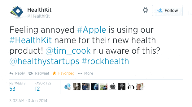Healthkit Australia Twitter Apple La cuenta Twitter del software australiano HealthKit, alegó por redes sociales contra Tim Cook y Apple.