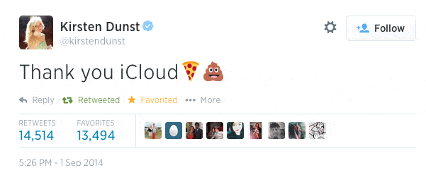 Kirsten Dunst, una de las afectadas, se refirió al Celebgate y iCloud.