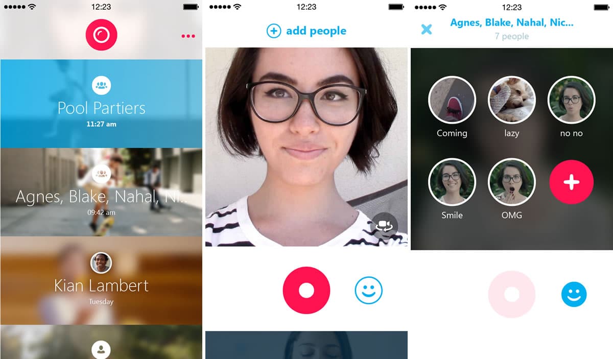 Skype Qik en iOS.