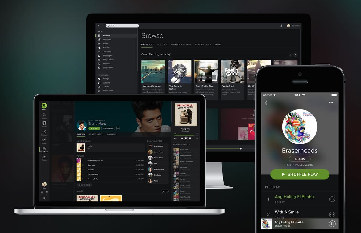 Apple quiere competir contra Spotify con el desarrollo de su propio servicio streaming.