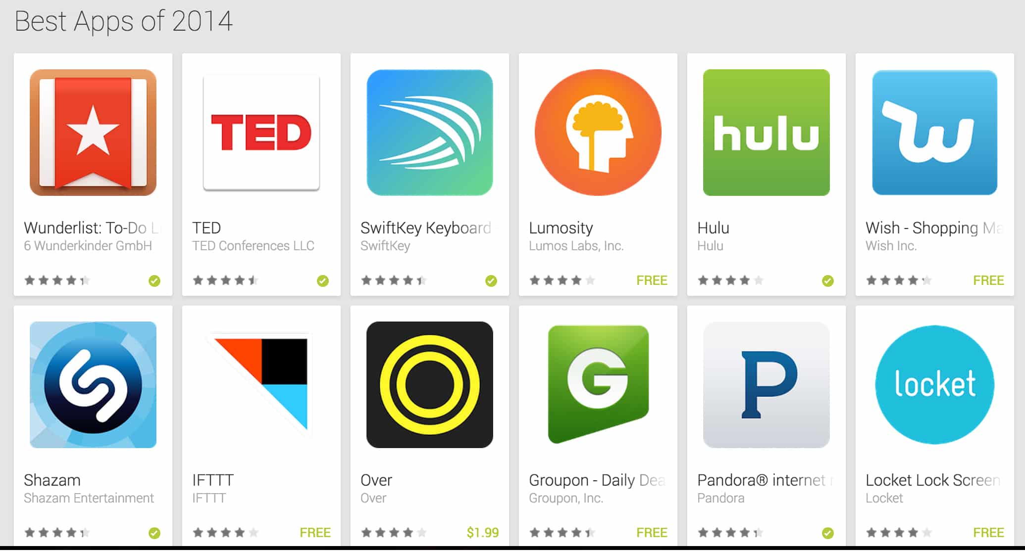 El ranking de Play Store se en Apps relacionadas con noticias o que ofrecieran servicios de entretención.