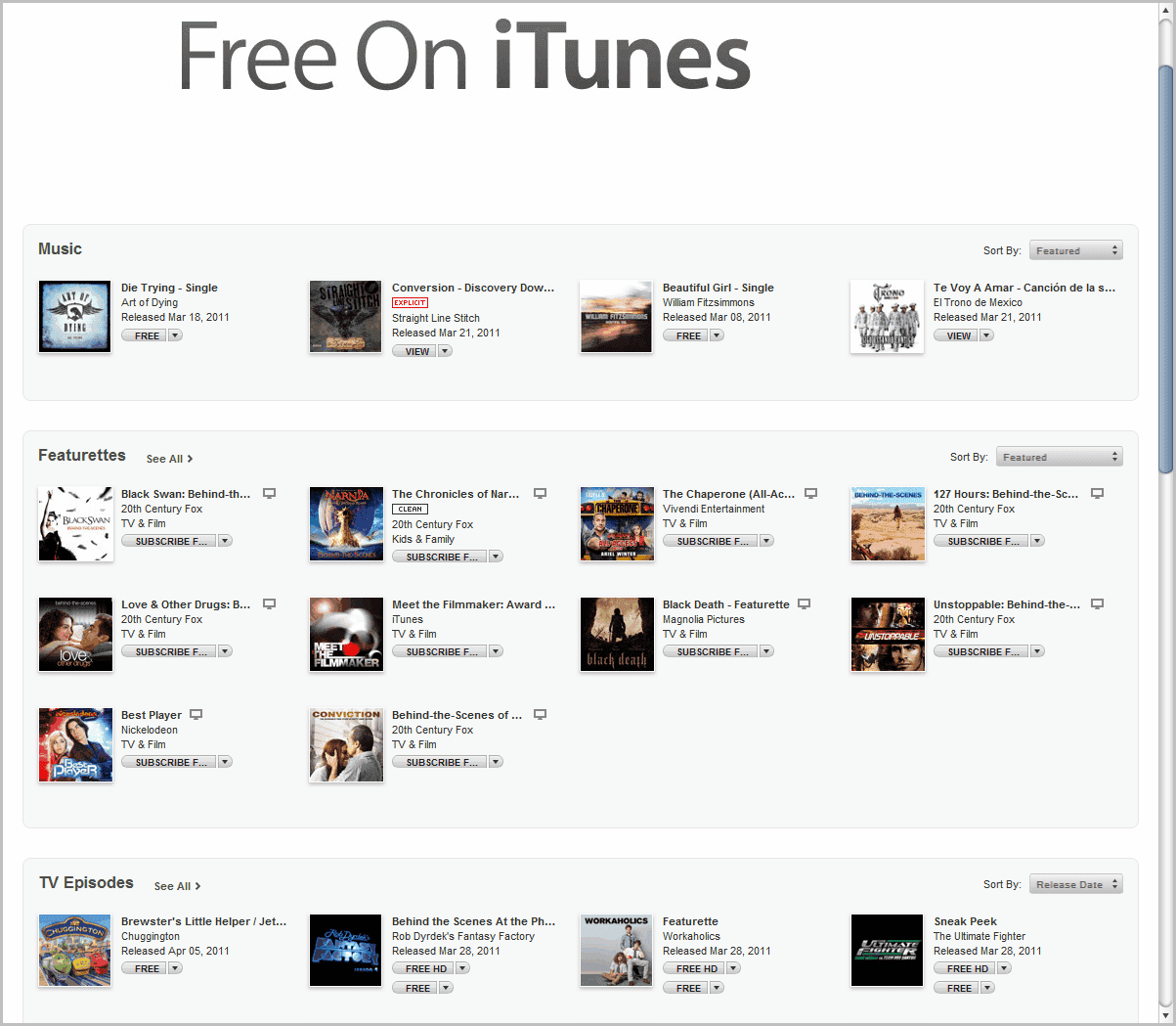 free itunes