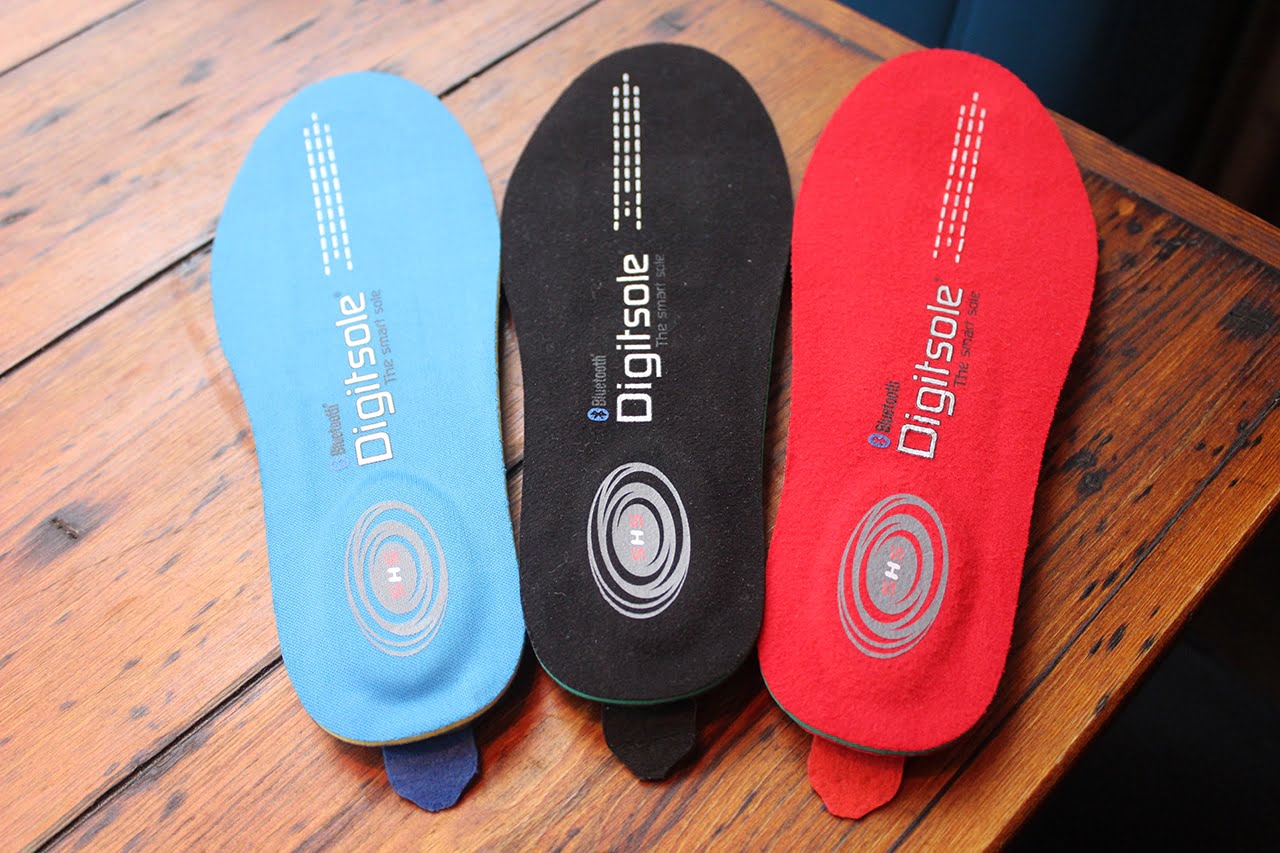 Glagla presentó a Digitsole como las primeras plantillas interactivas para pies.