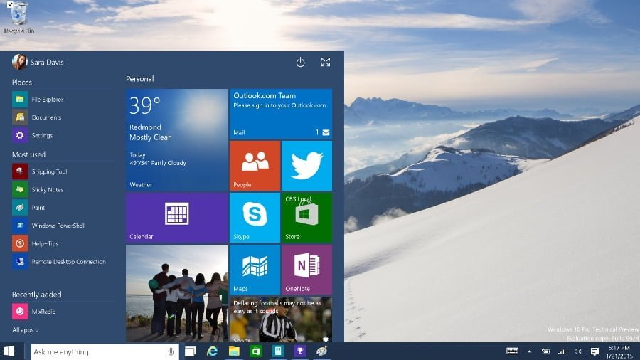 Windows 10 contará con versiones para escritorio, móviles, empresas, educación  y rendimiendo del equipo.
