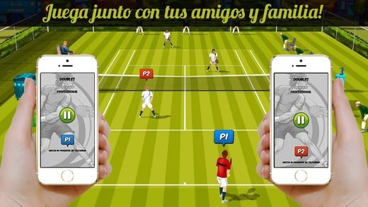 Corazón: videojuego Motion Tennis para iOS