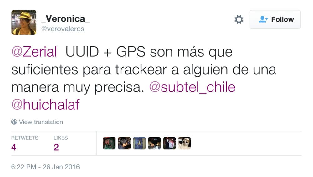 Tweet VeroValeros App SUBTEL