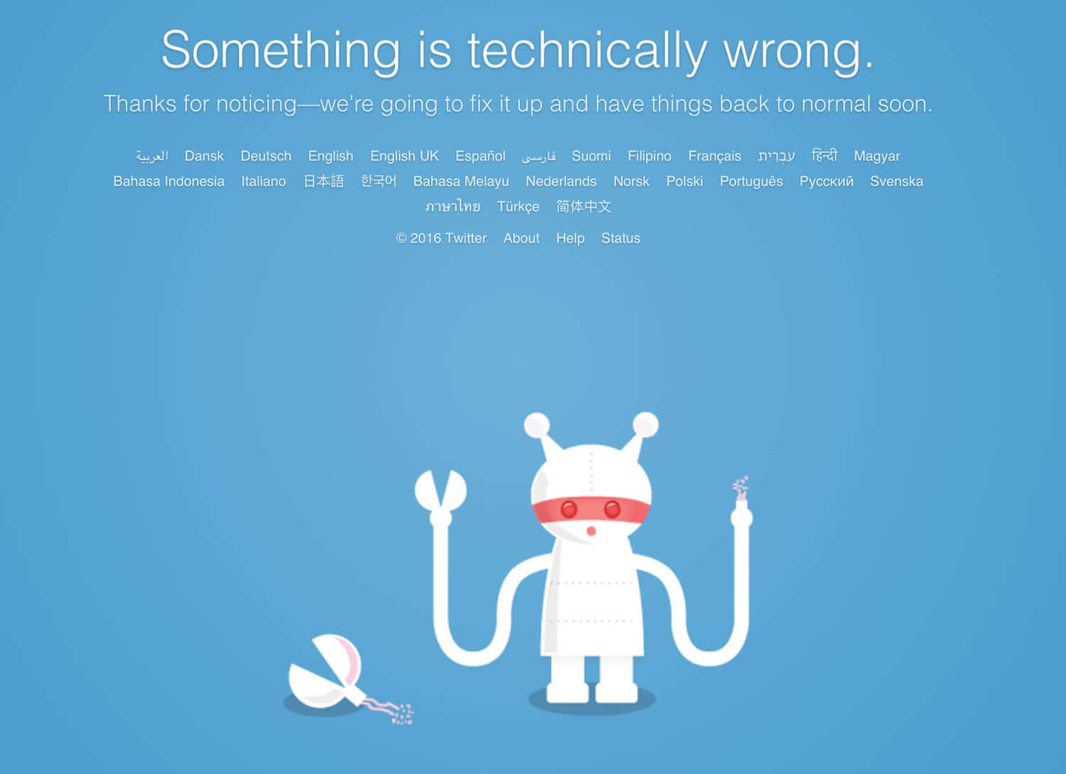 Twitter Error Tecnico Twitter error tecnico