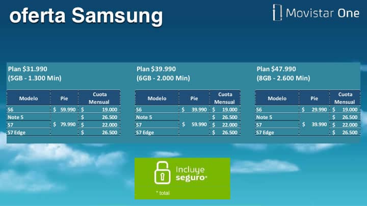 Movistar One Chile Samsung Movistar One Chile Samsung