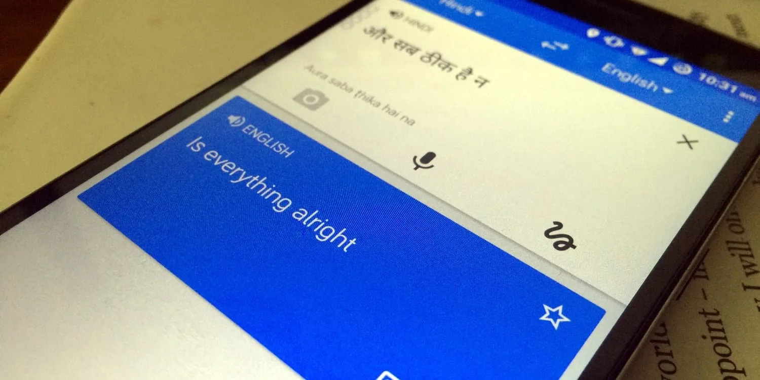 Google Translate en móviles.