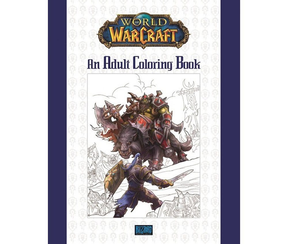 Blizzard: libro de adultos para colorear de WOW. 