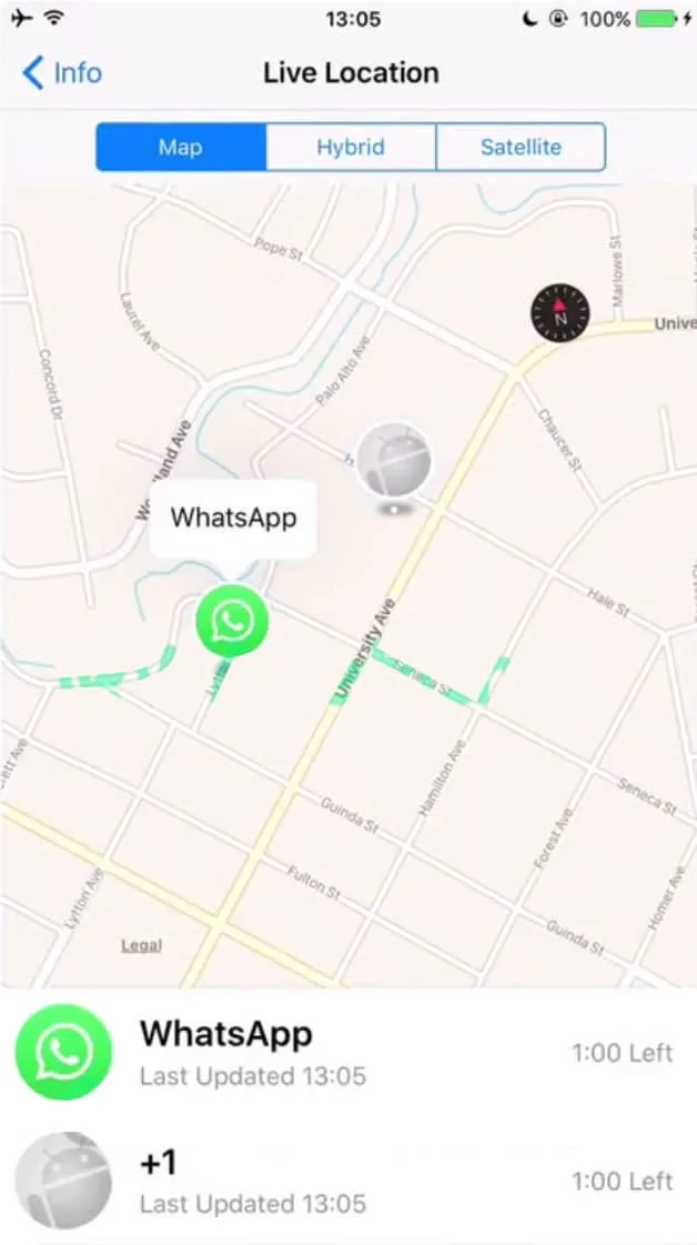 Ubicacion Real Whatsapp Así luce 'Live Location' en Whatsapp.