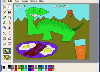 Probablemente todos tus dibujos de Paint fueron así­.