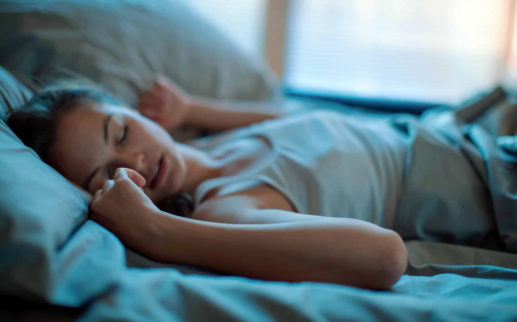 Durmiendo Mujer Sueño placentero.