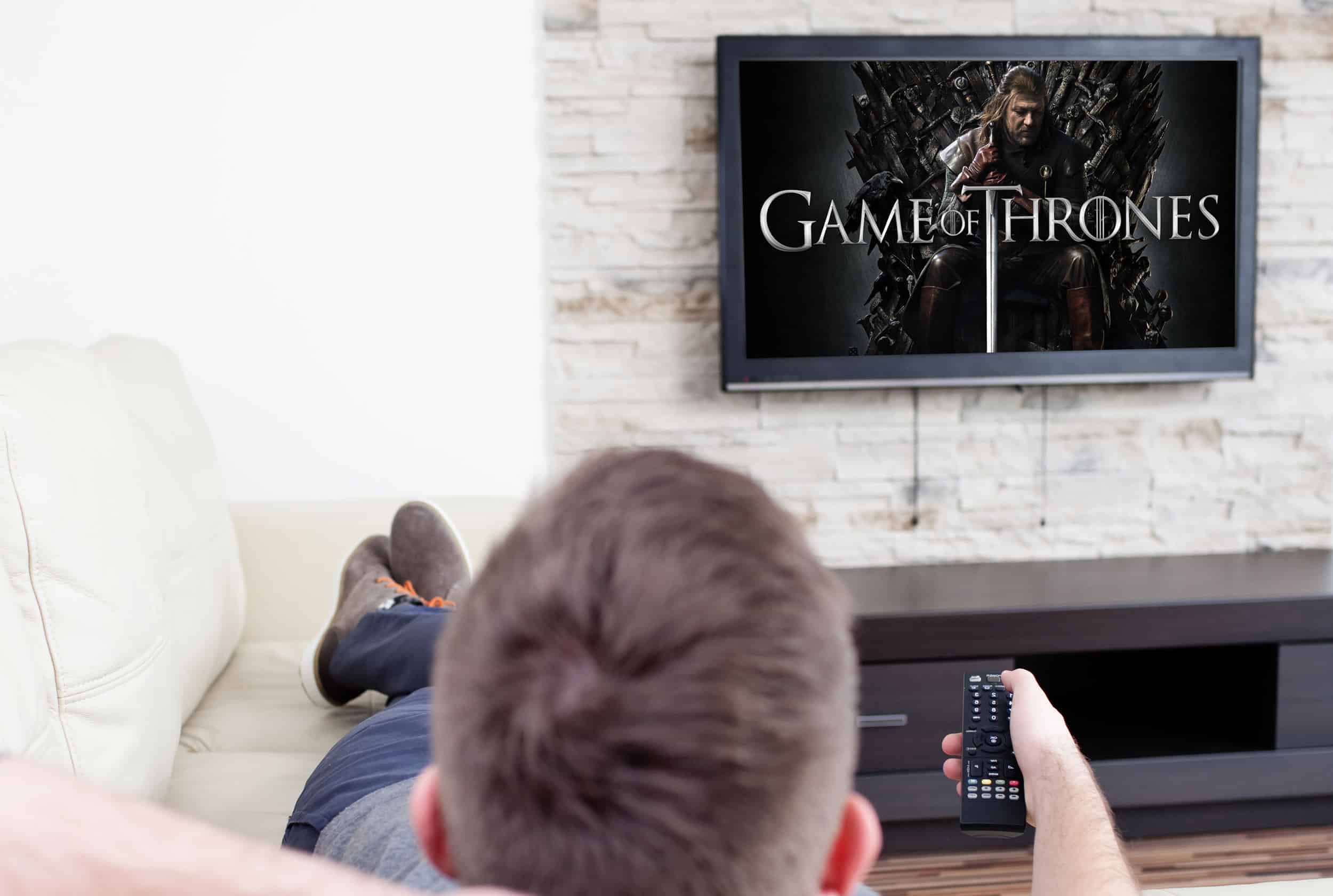 Viendo Game Of Thrones Game of Thrones de HBO.