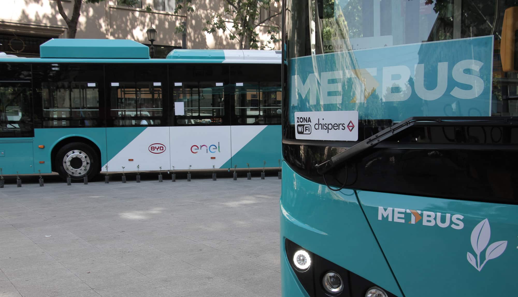 Buses Electricos Transantiago Con Wi-Fi y cargador USB, así son los buses eléctricos del transporte público chileno