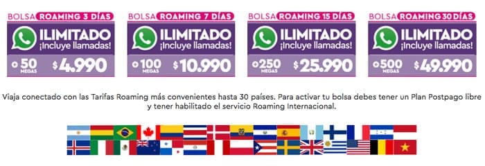 Roaming Wom Planes WOM comenzará a ofrecer roaming internacional con WhatsApp ilimitado