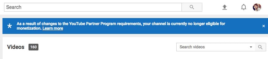 A partir de hoy Google elimina la monetización en incontables cuentas de YouTube