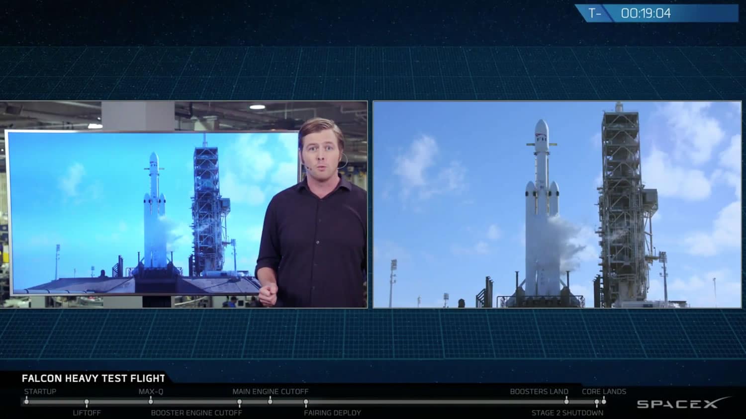 Mira aquí­, en vivo y por streaming, el lanzamiento del Falcon Heavy