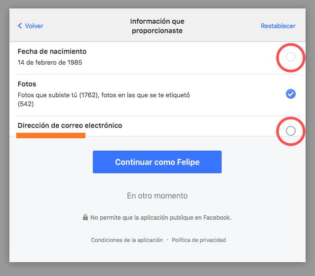 Permisos Como Te Verias Si Fueras Del Sexo Opuesto Permisos App Facebook