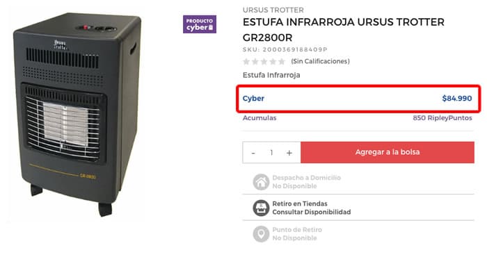 Estufa Cyberday CyberDay