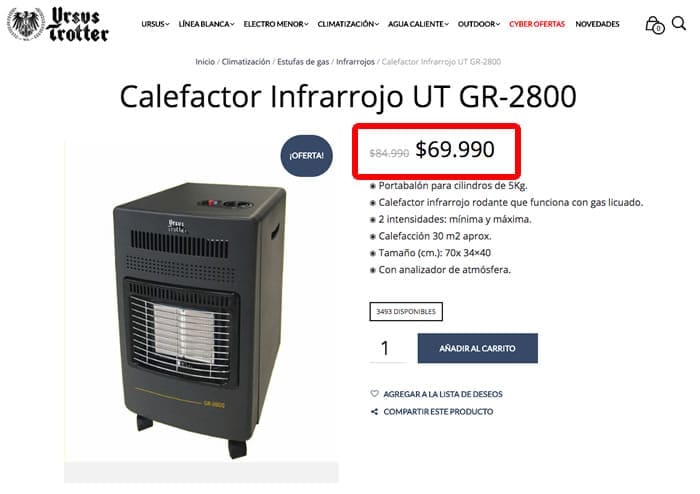 Estufa Cyberday CyberDay