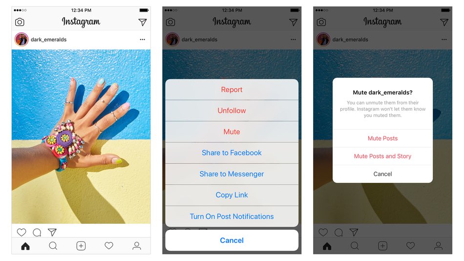Instagram tendrá una opción para silenciar usuarios sin dejar de seguirlos