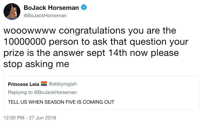 BoJack Horseman ya tiene fecha de estreno de su quinta temporada