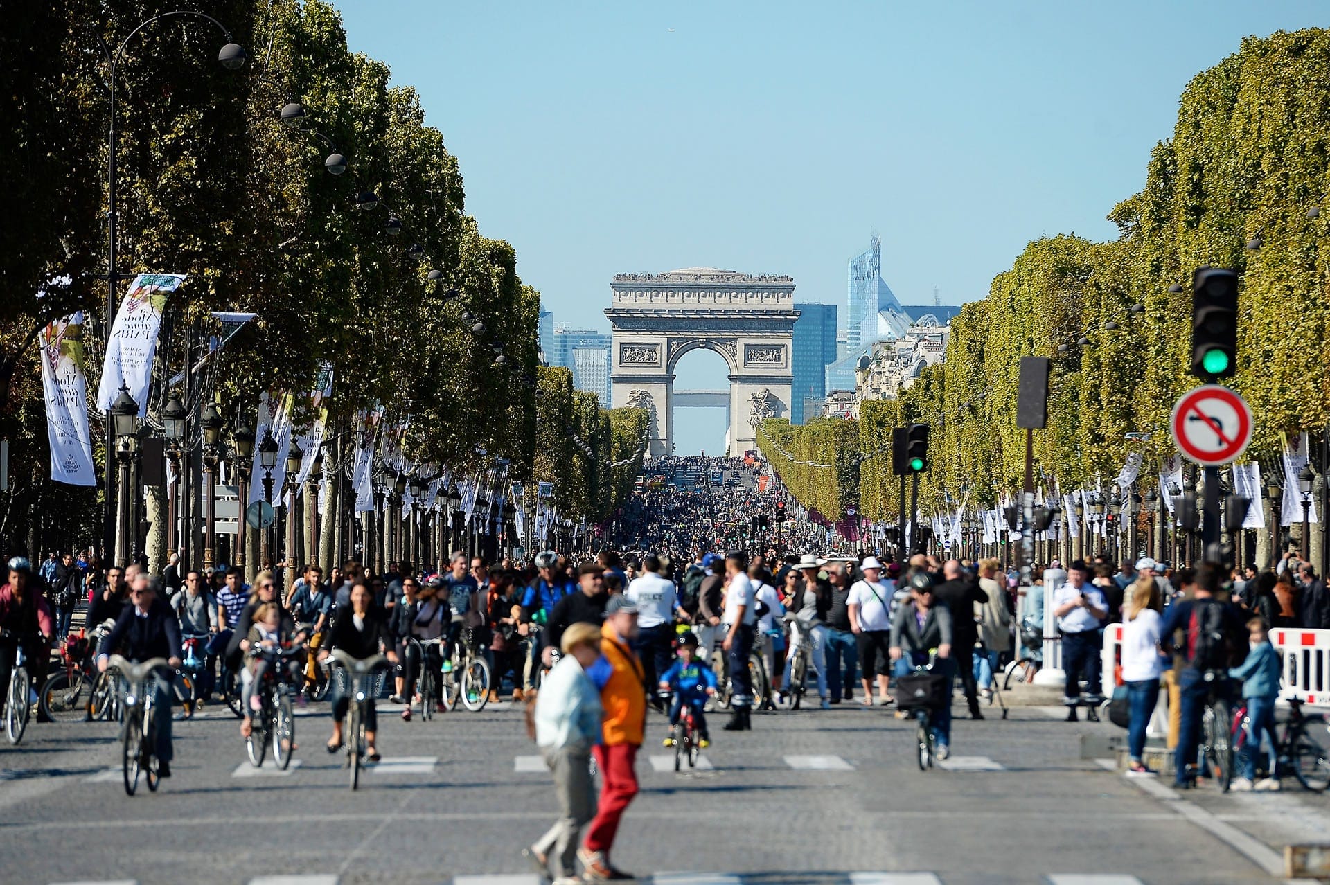 Dia Mundial Sin Auto Paris Día Mundial Sin Automóvil en Francia.